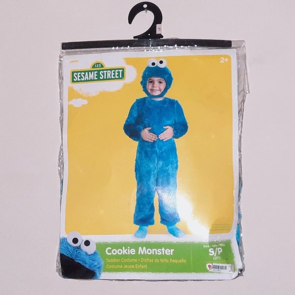 Sesame Street Other - Cookie Monster Costume 2T Blue Unisex-Girls/Boys Costume + Pajamas